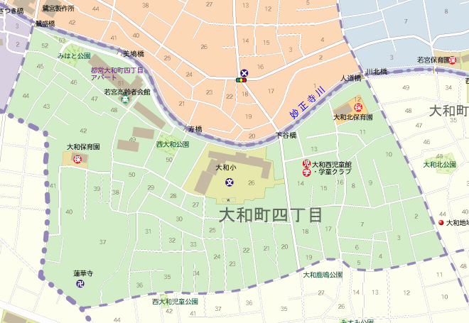 大和町四丁目地図